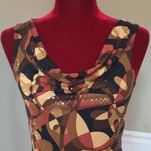 FORTUNA MOD/RETRO SEQUIN TOP